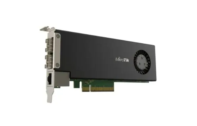 MikroTik CCR2004‑1G‑2XS‑PCIe: мощь и безопасность в одном устройстве