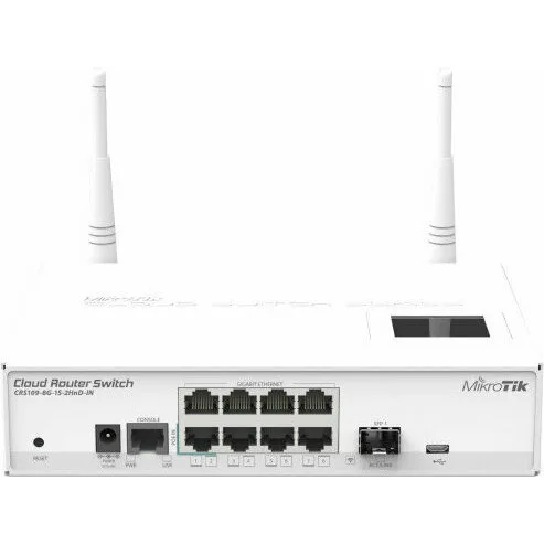 Коммутатор MikroTik Cloud Router Switch 109-8G-1S-2HnD-IN (CRS109-8G-1S-2HnD-IN) Коммутатор MikroTik Cloud Router Switch 109-8G-1S-2HnD-IN (CRS109-8G-1S-2HnD-IN)