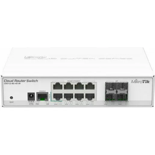 Коммутатор MikroTik Cloud Router Switch 112-8G-4S-IN (CRS112-8G-4S-IN)