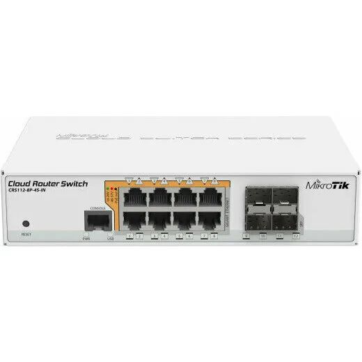 Коммутатор MikroTik Cloud Router Switch 112-8P-4S-IN (CRS112-8P-4S-IN) Коммутатор MikroTik Cloud Router Switch 112-8P-4S-IN (CRS112-8P-4S-IN)