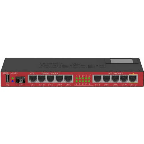 Маршрутизатор MikroTik RouterBOARD 2011UiAS (RB2011UiAS-IN) Маршрутизатор MikroTik RouterBOARD 2011UiAS (RB2011UiAS-IN)