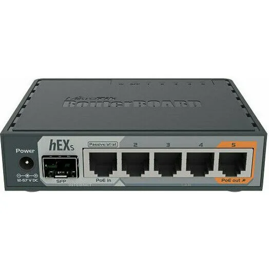 Маршрутизатор MikroTik hEX S (RB760iGS) Маршрутизатор MikroTik hEX S (RB760iGS)