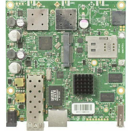 Плата MikroTik RouterBOARD 922UAGS (RB922UAGS-5HPacD) Плата MikroTik RouterBOARD 922UAGS (RB922UAGS-5HPacD)