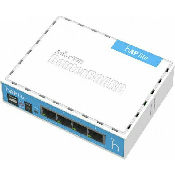 Wi-Fi роутер MikroTik hAP lite (RB941-2nD) Wi-Fi роутер MikroTik hAP lite (RB941-2nD)