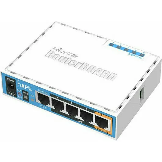 Wi-Fi роутер MikroTik hAP ac lite (RB952Ui-5ac2nD) Wi-Fi роутер MikroTik hAP ac lite (RB952Ui-5ac2nD)