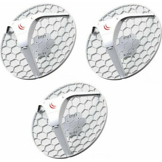 Точка доступа MikroTik LHG 5 Tripack (RBLHG5kit)