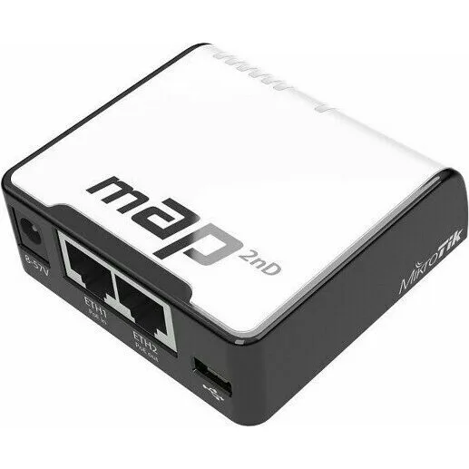 Wi-Fi роутер MikroTik mAP (RBmAP2nD) Wi-Fi роутер MikroTik mAP (RBmAP2nD)