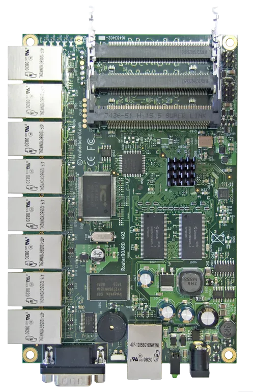 Mikrotik RB493 маршрутизаторная плата