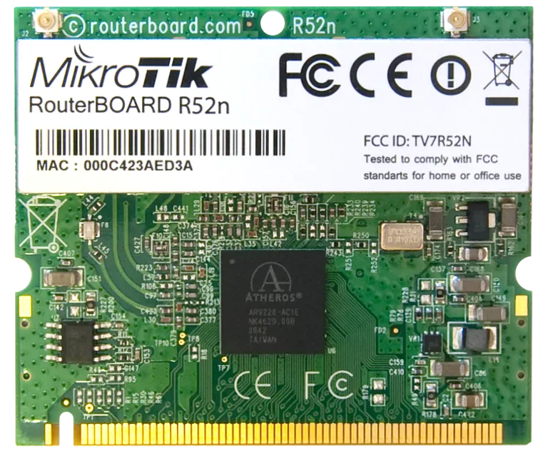 Mikrotik R52N беспроводная карта
