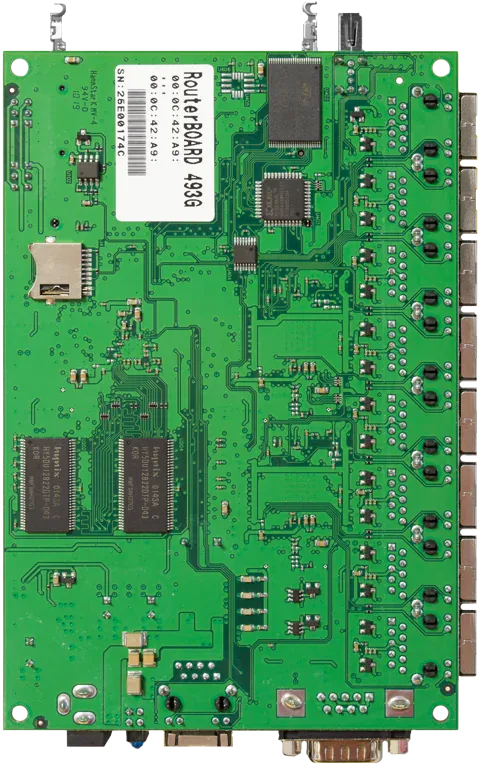 Маршрутизаторная плата Mikrotik RB493G 9xGigabit Ethernet, AR7161, 256 MB RAM Маршрутизаторная плата Mikrotik RB493G 9xGigabit Ethernet, AR7161, 256 MB RAM