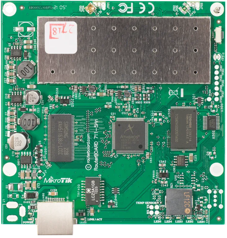 Mikrotik RB711-5Hn маршрутизаторная плата