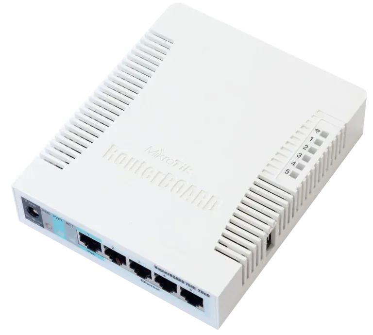Wi-Fi роутер и точка доступа Mikrotik RB751G-2HnD 5xGigabit Ethernet, AR7242, 64MB RAM Wi-Fi роутер и точка доступа Mikrotik RB751G-2HnD 5xGigabit Ethernet, AR7242, 64MB RAM