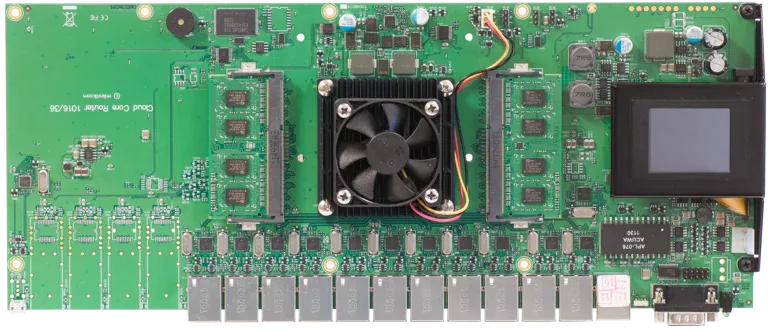 Маршрутизатор Mikrotik CCR1016-12G-BU 12xGigabit Ethernet, TLR4-01680CG-10C, 2 GB RAM Маршрутизатор Mikrotik CCR1016-12G-BU 12xGigabit Ethernet, TLR4-01680CG-10C, 2 GB RAM