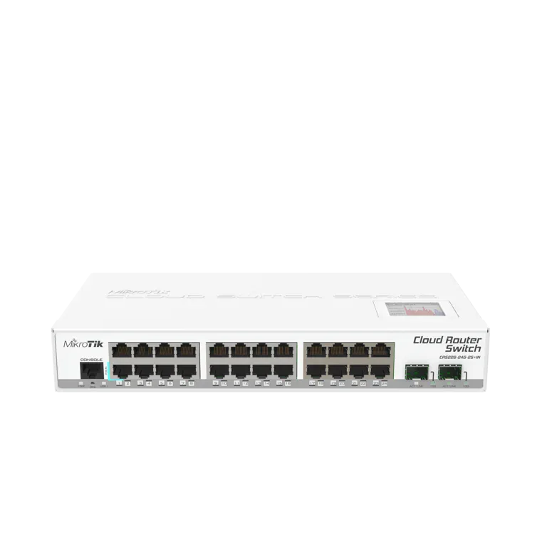 Коммутатор Mikrotik CRS226-24G-2S+IN 24xGigabit Ethernet, 2xSFP+, QCA8519 Коммутатор Mikrotik CRS226-24G-2S+IN 24xGigabit Ethernet, 2xSFP+, QCA8519