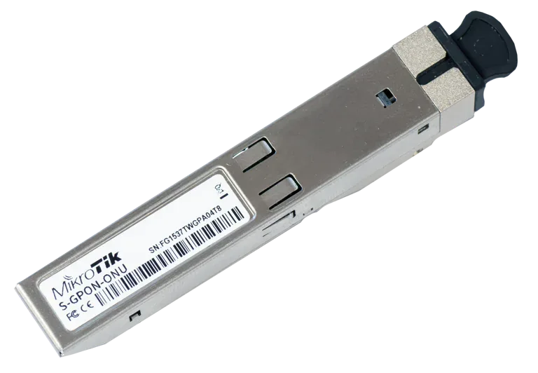 Модуль GPON ONU Mikrotik GPON ONU SFPONU SC UPC, simplex, ITU-T G.984, OMCI Модуль GPON ONU Mikrotik GPON ONU SFPONU SC UPC, simplex, ITU-T G.984, OMCI