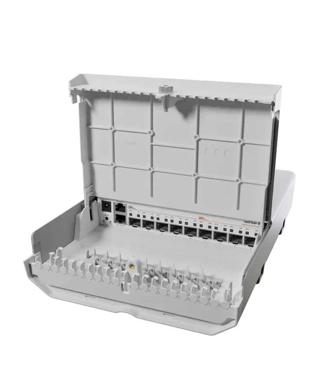 Коммутатор Mikrotik netFiber 9 CRS310-1G-5S-4S+OUT 1xGigabit Ethernet, 4xSFP+, 5xSFP Коммутатор Mikrotik netFiber 9 CRS310-1G-5S-4S+OUT 1xGigabit Ethernet, 4xSFP+, 5xSFP