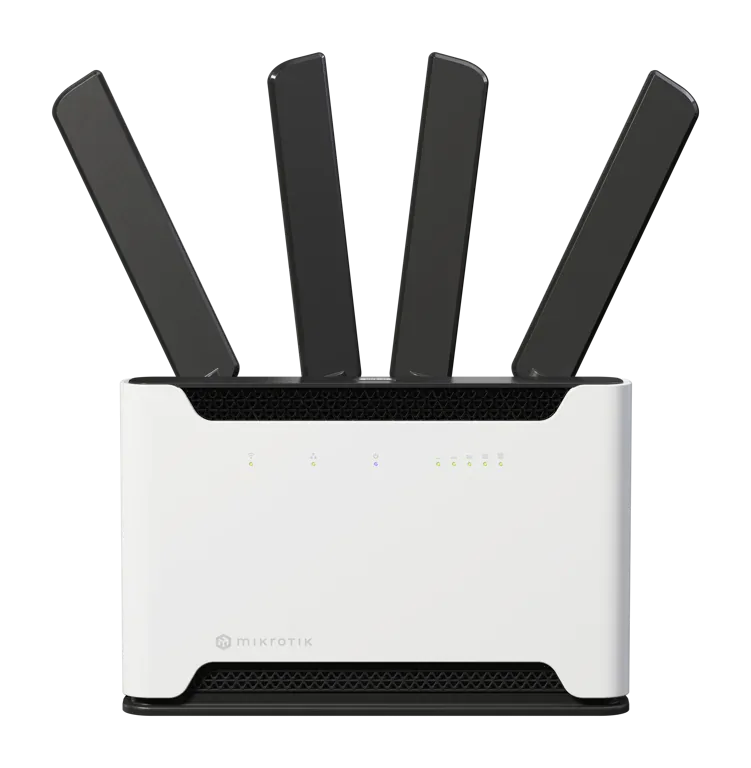 Сотовый роутер Mikrotik Chateau 5G ax S53UG+M-5HaxD2HaxD-TC&RG502Q-EA 1x2.5G, 4xGigabit Ethernet, LTE Cat20 Сотовый роутер Mikrotik Chateau 5G ax S53UG+M-5HaxD2HaxD-TC&RG502Q-EA 1x2.5G, 4xGigabit Ethernet, LTE Cat20