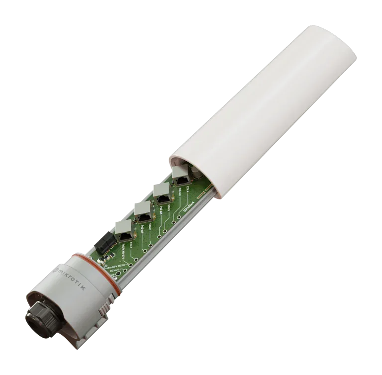 Ethernet-удлинитель Mikrotik GPeRx4 GPER14i 4xGigabit Ethernet, 200 MHz, IP68 Ethernet-удлинитель Mikrotik GPeRx4 GPER14i 4xGigabit Ethernet, 200 MHz, IP68