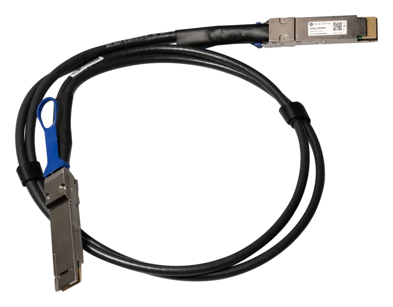 Кабель прямого подключения Mikrotik DDQ+DA0001 QSFP-DD, 400G, 1m Кабель прямого подключения Mikrotik DDQ+DA0001 QSFP-DD, 400G, 1m