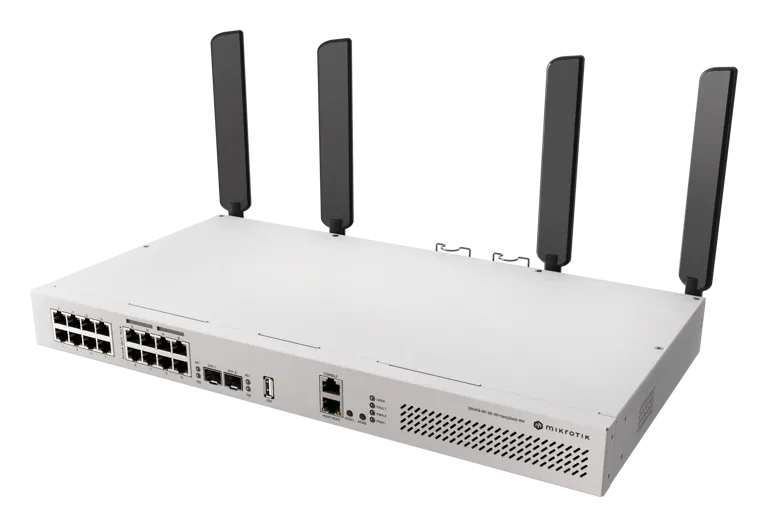Mikrotik CRS418-8P-8G-2S+5axQ2axQ-RM коммутатор с Wi-Fi
